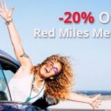 RED DEALS – 20% DISCOUNT ON CAR TICKETS FOR RED MILES MEMBERS